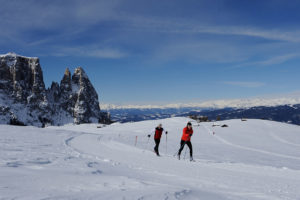 Langlaufen auf der Seiser Alm