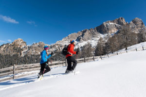 Mit Schneeschuhen die Seiser Alm erkunden