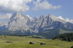 Sasso Lungo e Sasso Piatto sull'Alpe di Siusi