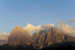 Sasso Lungo e Sasso Piatto sull'Alpe di Siusi